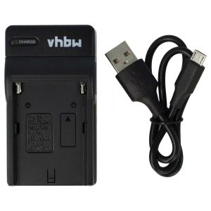 Зарядно устройство с USB‑C кабел – заместител на Sony BC‑VM10 за цифрови фотоапарати Sony