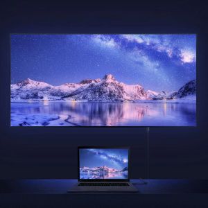 HDMI - HDMI кабел Baseus Cafule CADKLF-E01 – 1 м, HDMI 2.0, 4K@60Hz, 18 Gbps, 3D